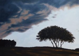Green Oak Cloud Oil on Canvas 81x65cm